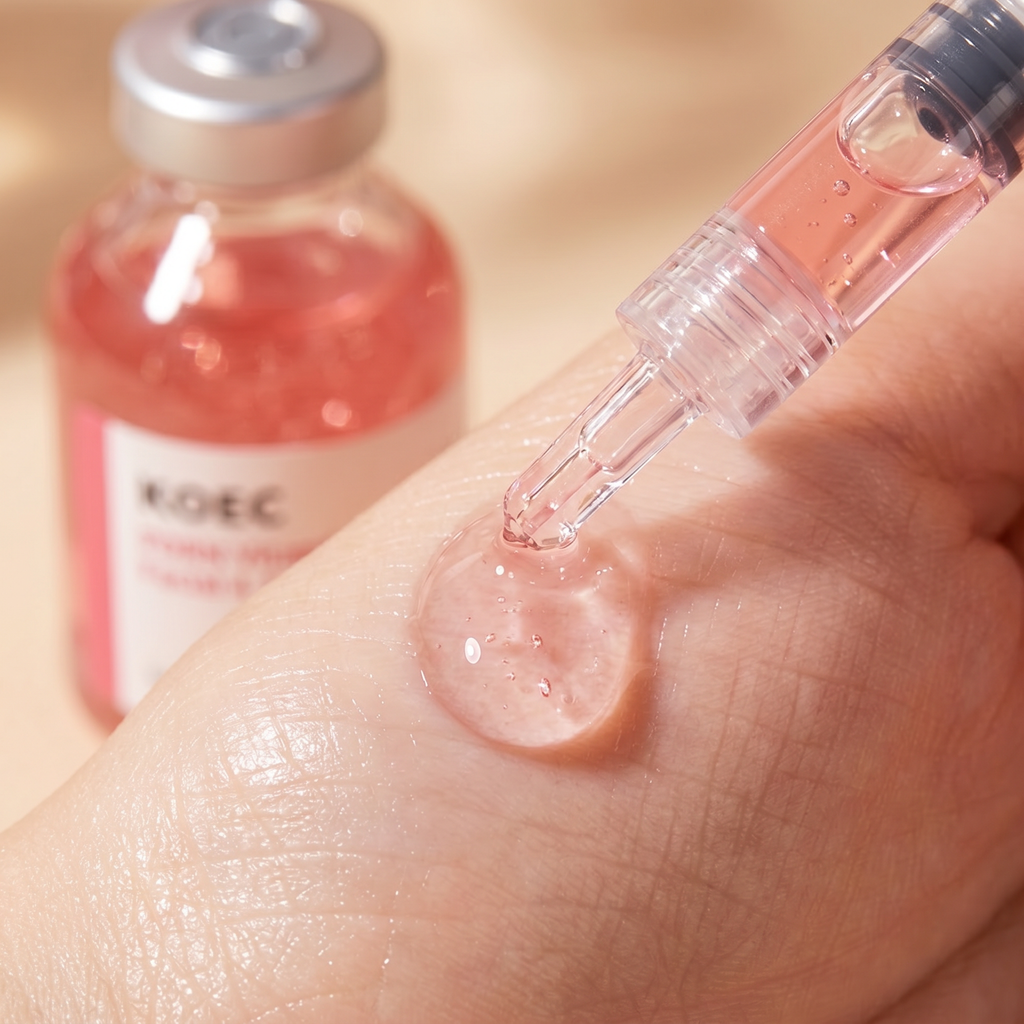 KOEC PDRN Vitamin Glowing Facial Ampoule | Serum ADN de Salmón Anti-Edad | K-Beauty Coreano 30ml